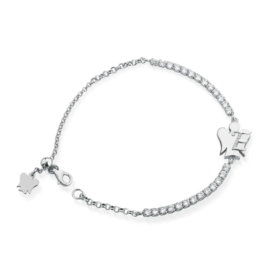 Bracciale tennis Alfabeto roberto giannotti argento CON LETTERA R - GIA600R