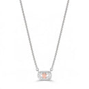 Collana Roberto Giannotti da donna in argento con zirconi e Angelo rosato  - GIA801