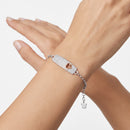 Bracciale Roberto Giannotti da donna in argento con zirconi e Angelo rosato - GIA807