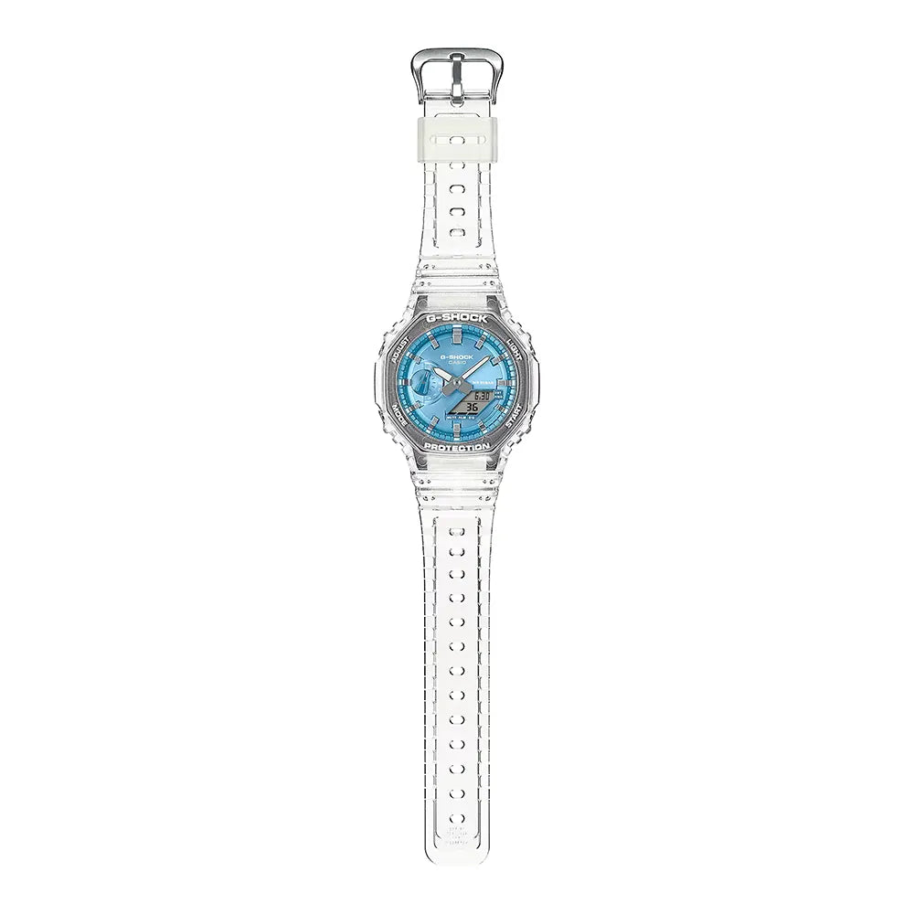 Orologio G-SHOCK Classic, Serie GA-2100 Unisex, Quadrante blu cielo 45MM - GM-2100BM-7A2ER