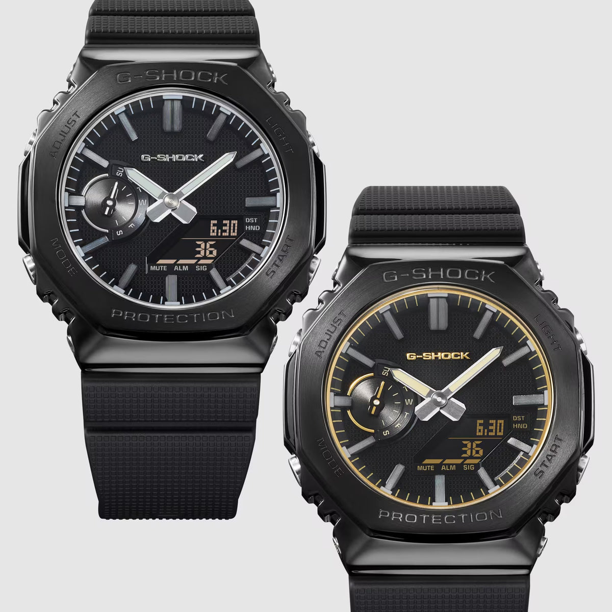 Orologio G-SHOCK ANALOGICO-DIGITALE, Serie GM-2100,  LUXE BLACK, 49mm - GM-2100LXB-1A9ER