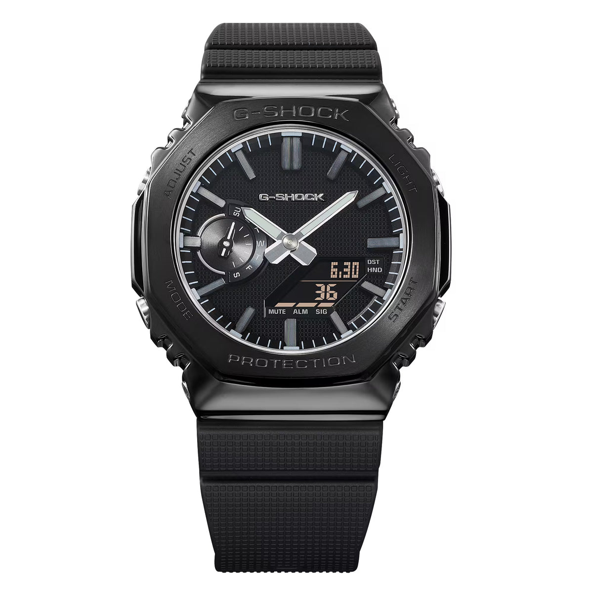Orologio G-SHOCK ANALOGICO-DIGITALE, Serie GM-2100,  LUXE BLACK, 49mm - GM-2100LXB-1A9ER