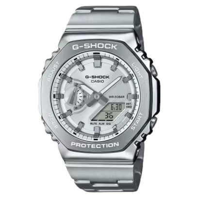 G-SHOCK CLASSIC
GM-2100 Series, QUADRANTE ARGENTO, 
44mm - GM-2110D-7AER