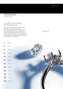 Anello Fedina collezione Anniversary in oro bianco, diamanti e zaffiri, 0.71ct di zaffiri - R01GD013/ZB