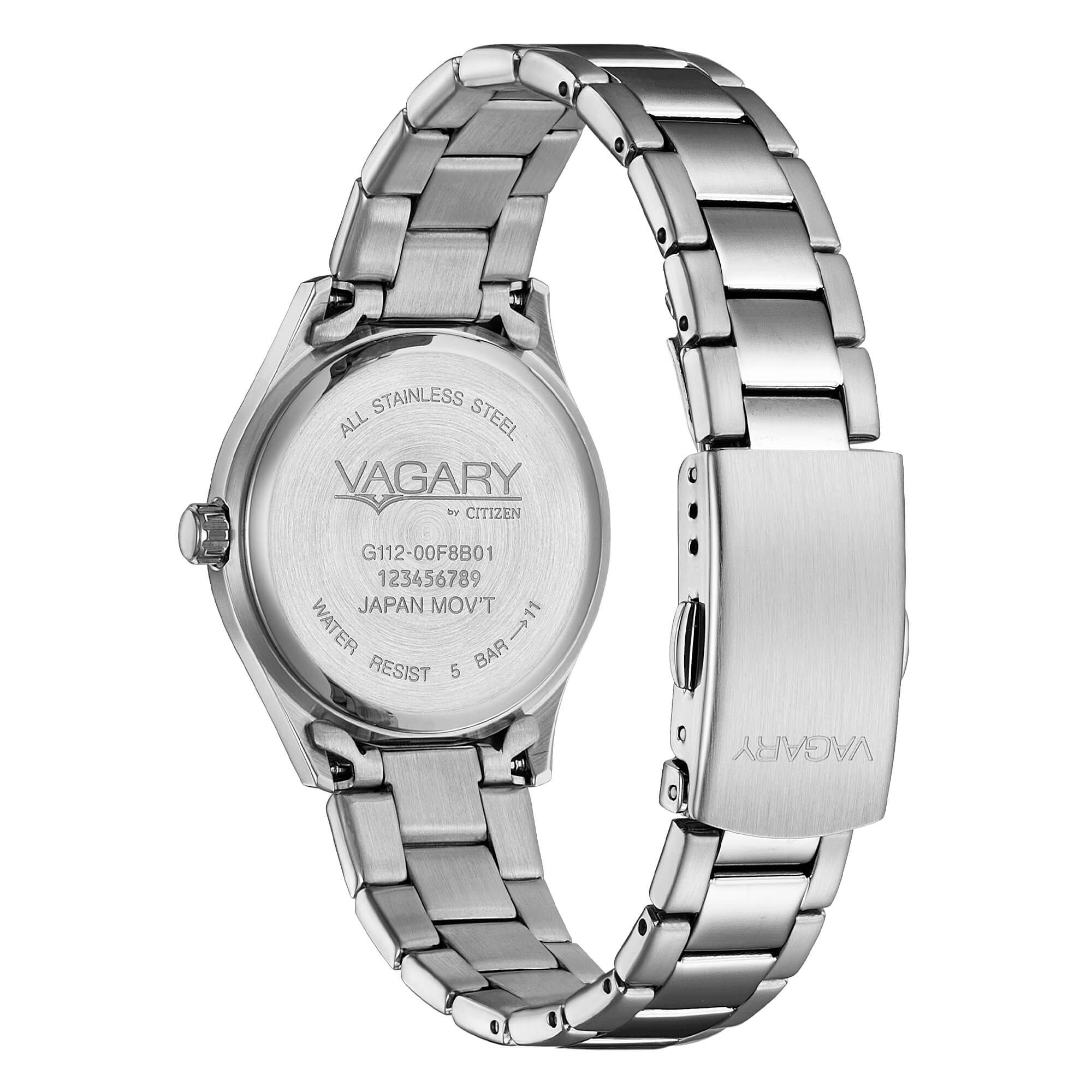 Orologio Vagary by Citizen, Timeless Lady, QUARZO QUADRANTE ROSA, 32MM - IB9-611-91
