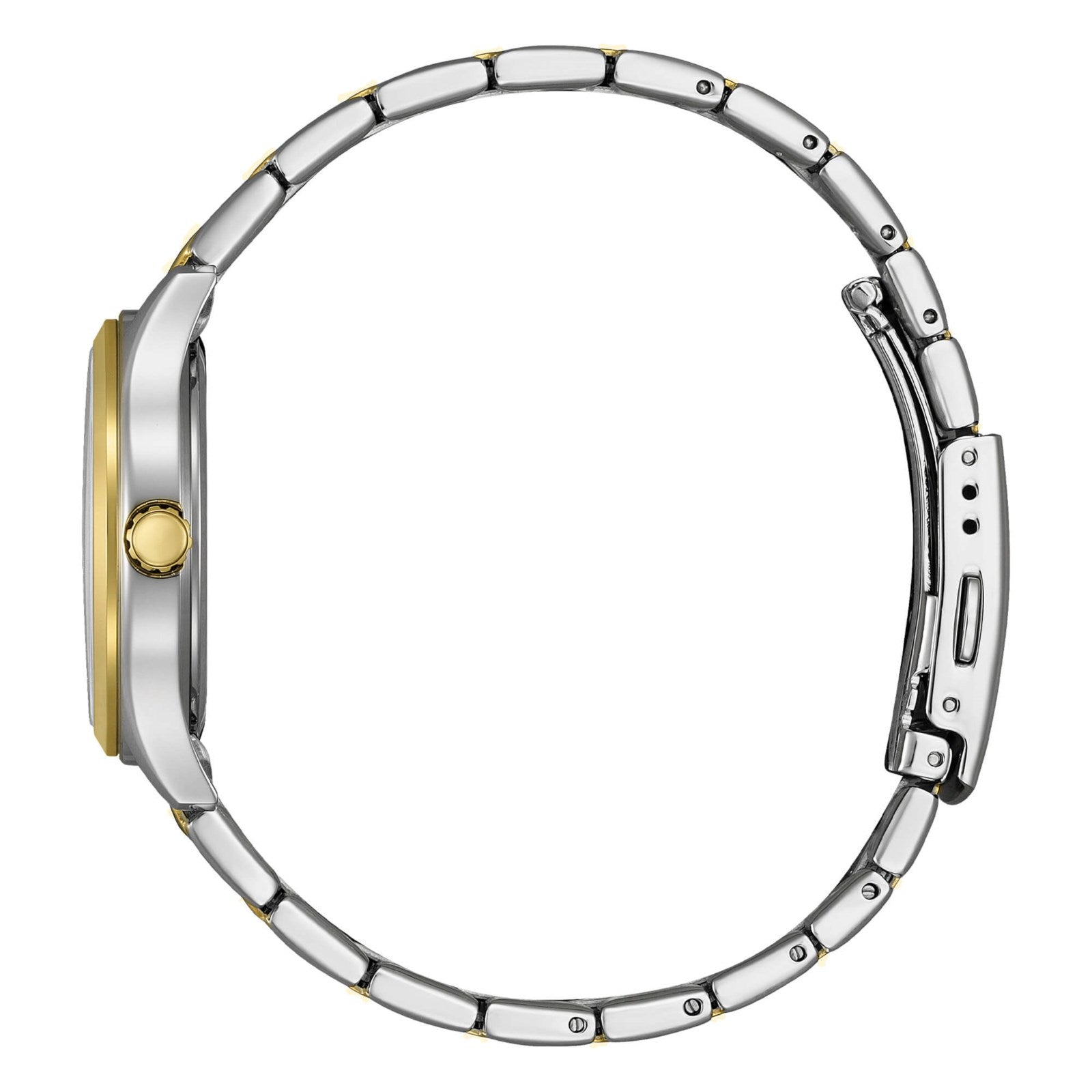 Orologio Vagary by Citizen - Timeless Lady, cinturino bicolore e quadrante bianco, 31mm - IB9-638-11