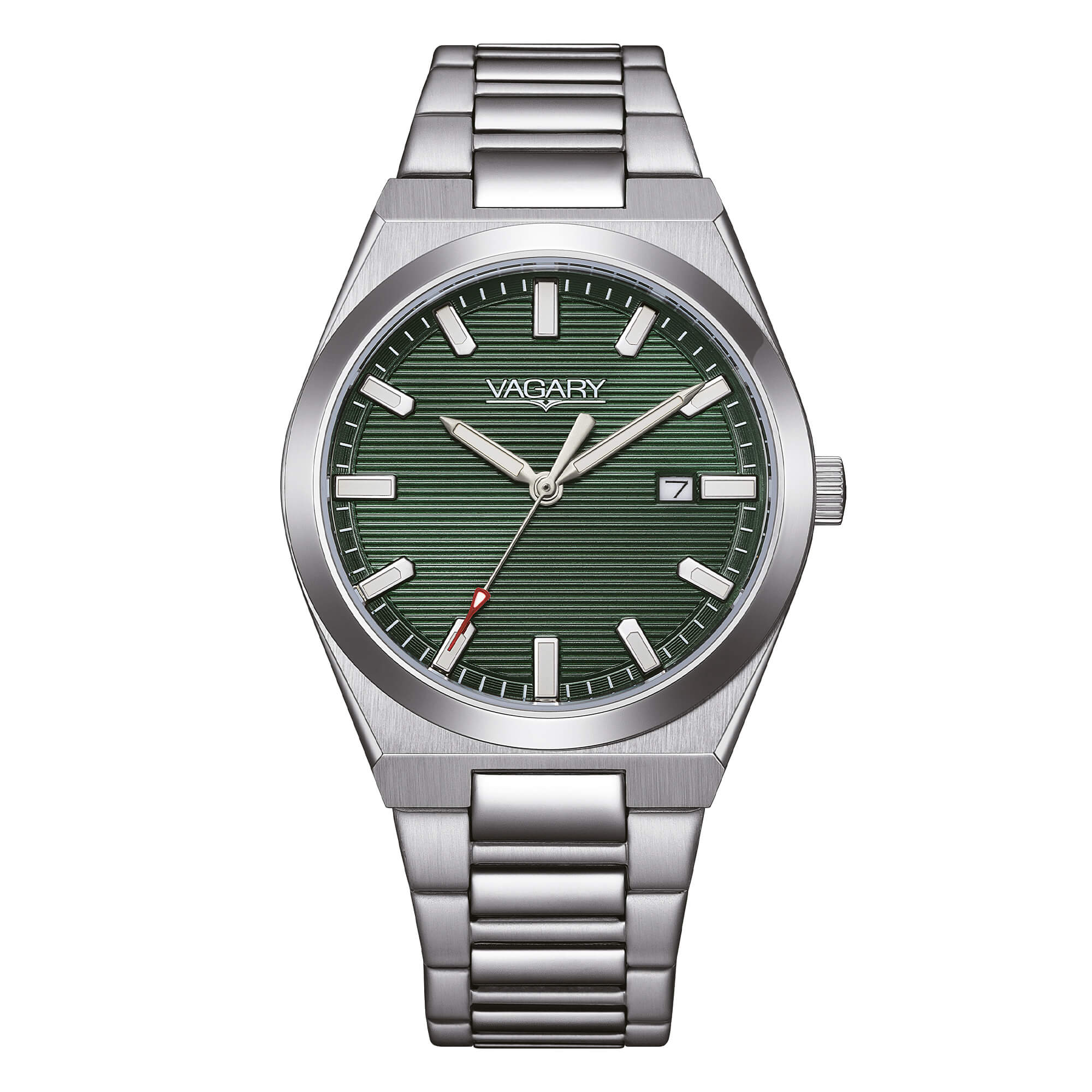 Orologio Vagary by Citizen, Timeless Uomo 38mm, QUARZO QUADRANTE verde sfumato - IB9-719-41