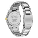 Orologio Vagary by Citizen, Timeless Unisex 38mm, QUARZO QUADRANTE bianco e ghiera dorata - IB9-735-11