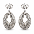 Orecchini Pianegonda in argento a lobo - OA010122