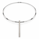 Pianegonda Collana rigida girocollo in argento 925 con ciondolo a stecca - CA010012