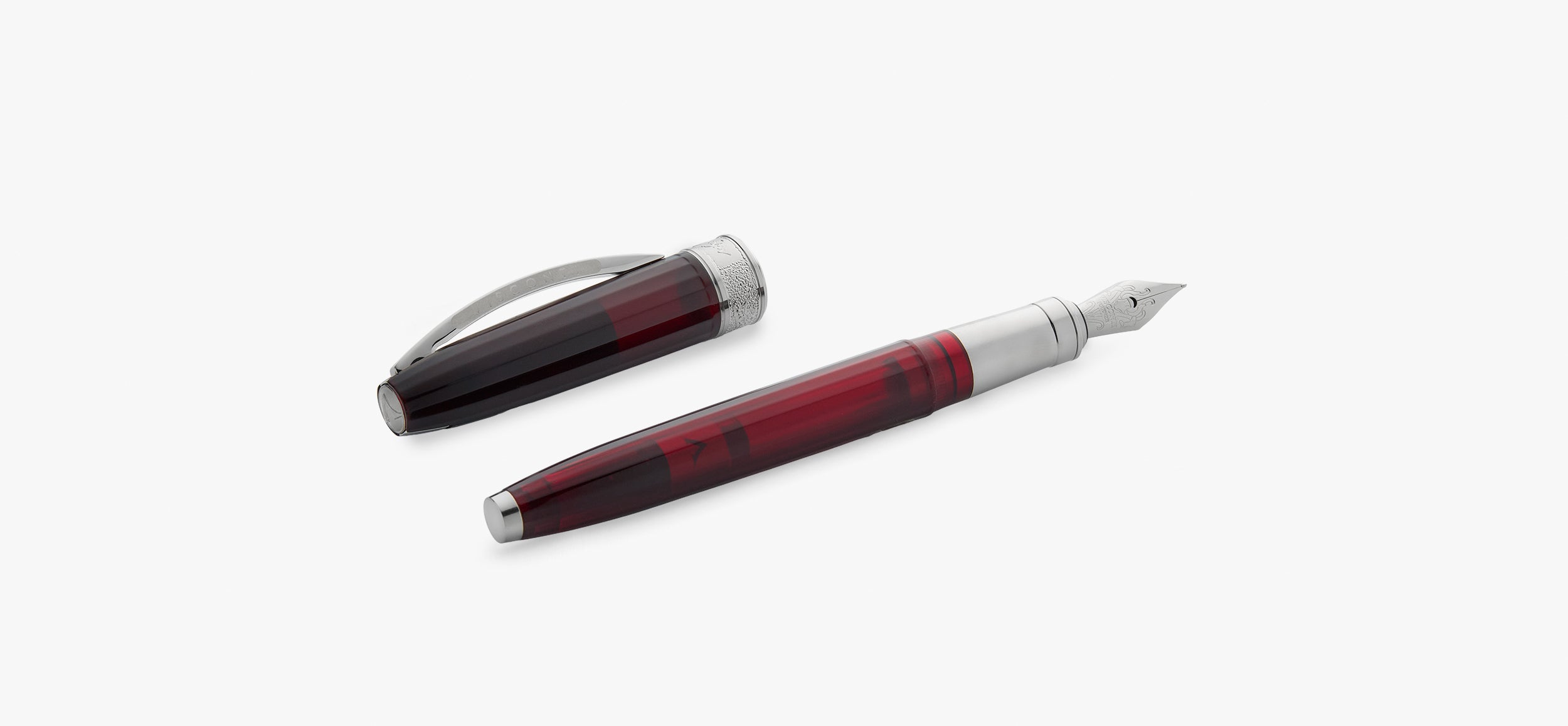 VISCONTI Michelangelo penna stilografica, colore rosso - KP67-02-FP10M