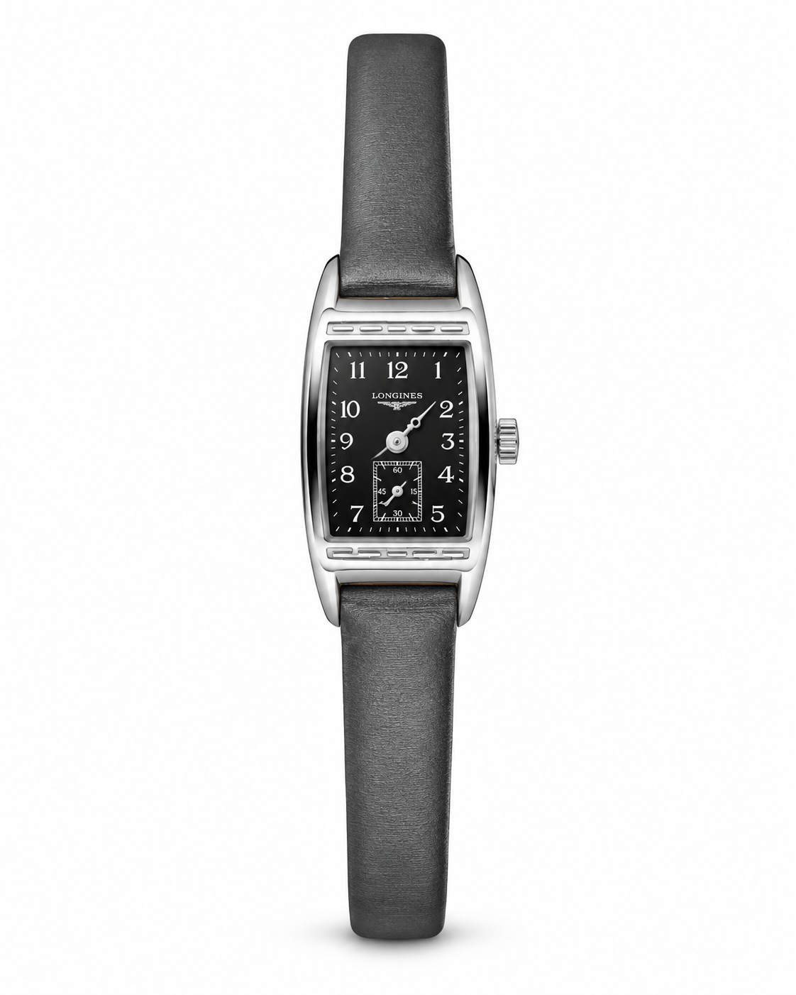 Orologio Longines Belle Arti mini, quarzo quadrante nero, 19x37mm — NOS - L21944532
