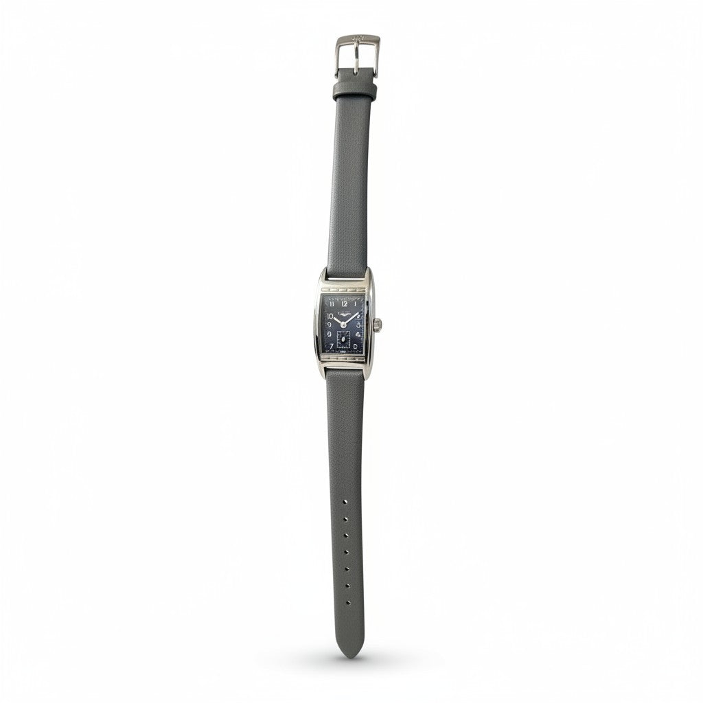 Orologio Longines Belle Arti mini, quarzo quadrante nero, 19x37mm — NOS - L21944532