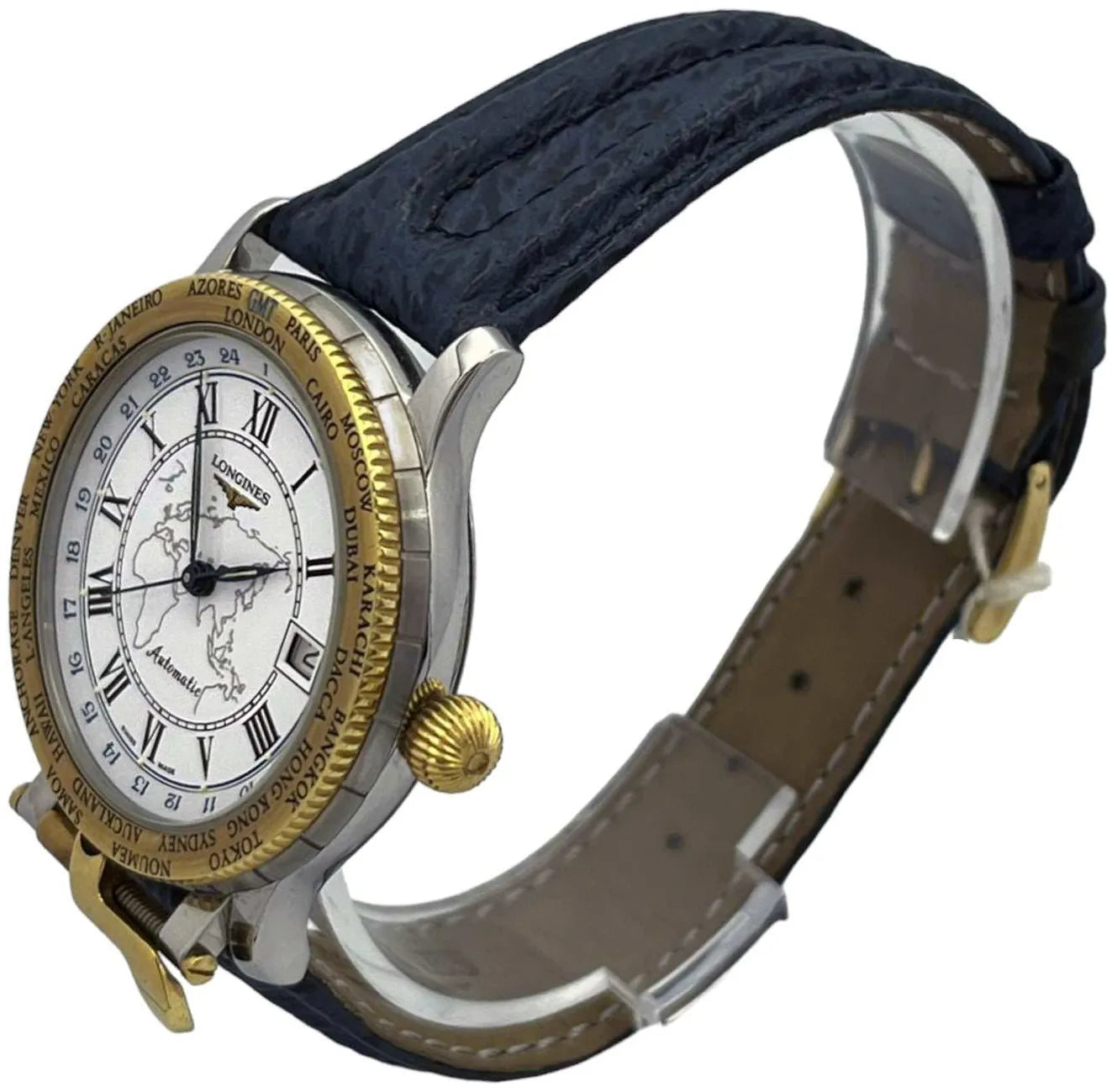 Orologio Longines Lindbergh "The Pioneers" GMT World Time — Edizione Limitata 309/1500, 41mm — NOS - L26105212