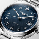 Orologio Longines MASTER COLLECTION, automatico quadrante blu "barleycorn", 39mm - L29494936