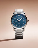 Orologio Longines MASTER COLLECTION, automatico quadrante blu "barleycorn", 39mm - L29494936