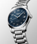 Orologio Longines MASTER COLLECTION, automatico quadrante blu "barleycorn", 39mm - L29494936