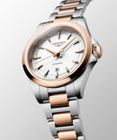 OROLOGIO LONGINES CONQUEST, quarzo bicolore e quadrante bianco, 30mm - L33503187