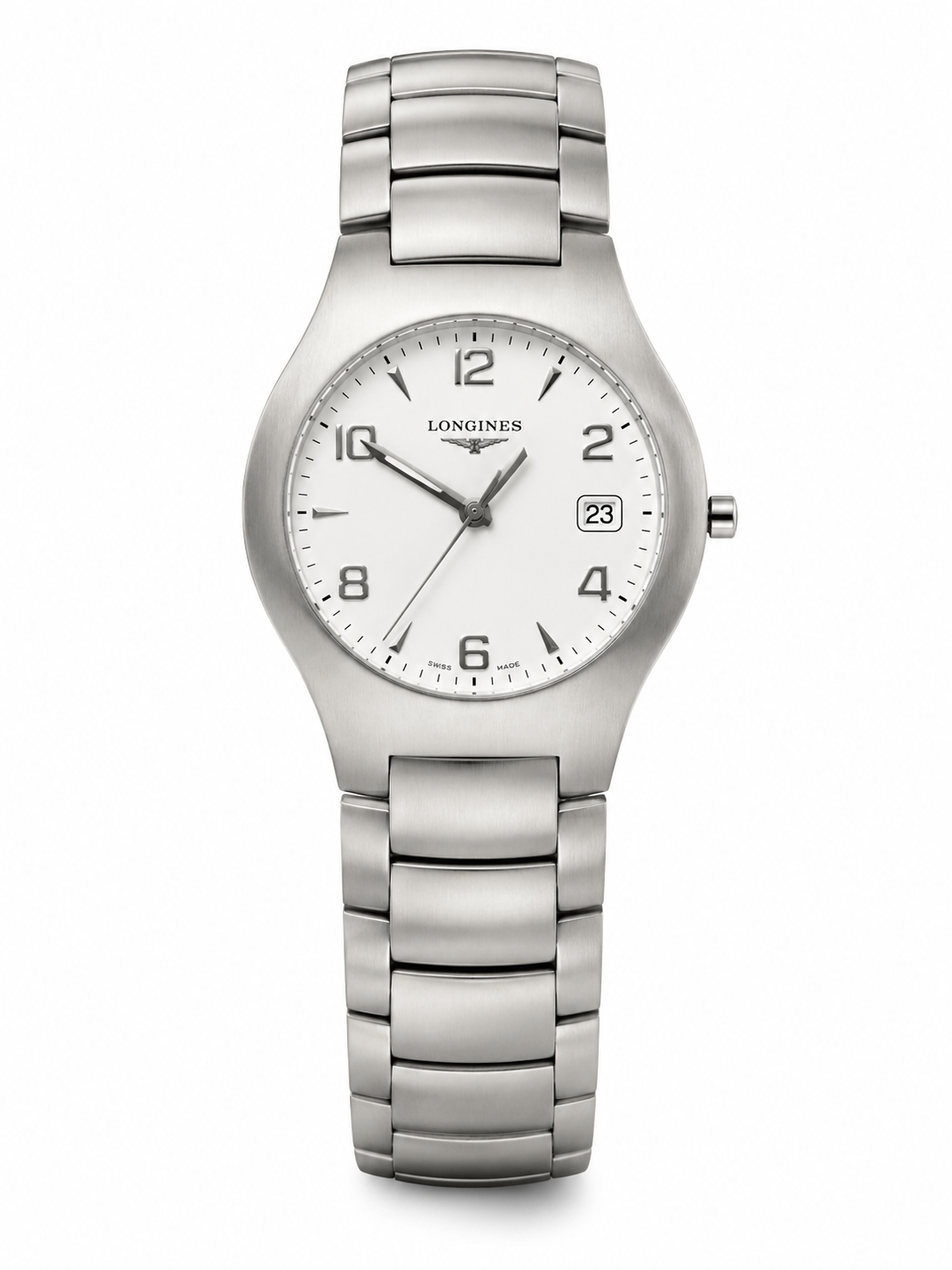 Orologio Longines Conquest anni 2000, Quarzo quadrante bianco, 36mm - L36174766