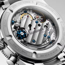 LONGINES SPIRIT PILOT FLYBACK Uhr, schwarzes Zifferblatt, Handaufzug und Keramiklünette, 39,50 mm – L37214536