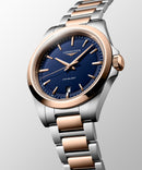 OROLOGIO LONGINES CONQUEST, al quarzo bicolore quadrante blu, 38mm - L37503987