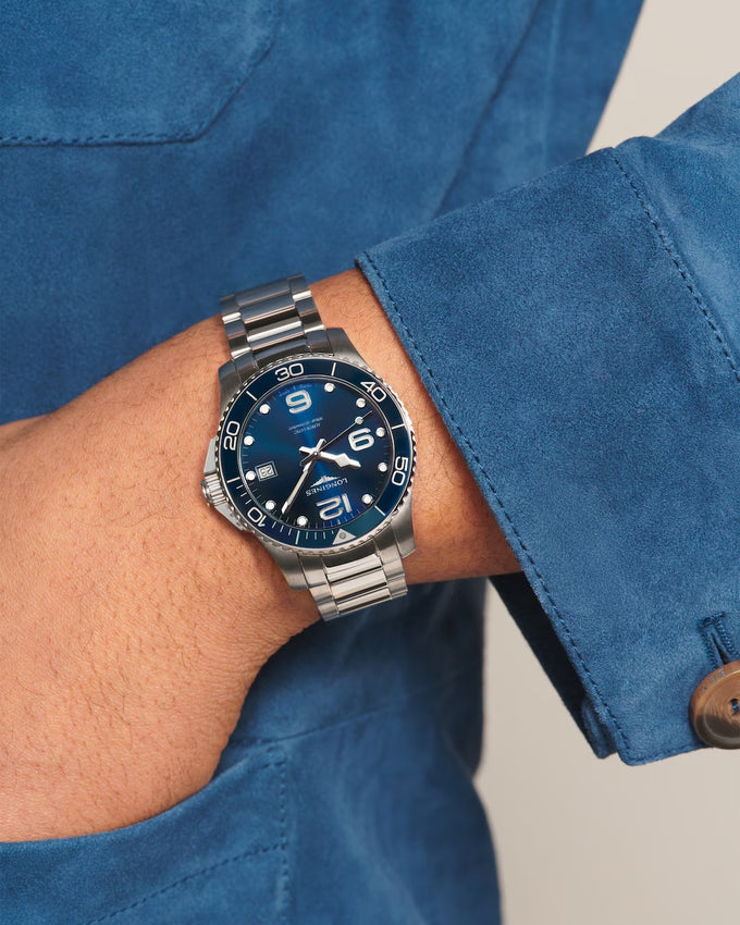 HYDROCONQUEST, blue dial, 39mm - L37804966
