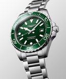OROLOGIO LONGINES HYDROCONQUEST, Movimento automatico, quadrante verde, 42mm - L37884066