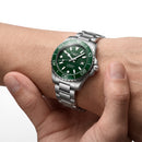 OROLOGIO LONGINES HYDROCONQUEST, Movimento automatico, quadrante verde, 42mm - L37884066