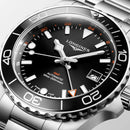 OROLOGIO LONGINES HYDROCONQUEST GMT, AUTOMATICO, QUADRANTE NERO, 41mm - L37904566