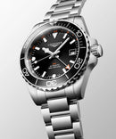 OROLOGIO LONGINES HYDROCONQUEST GMT, AUTOMATICO, QUADRANTE NERO, 41mm - L37904566