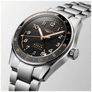 LONGINES SPIRIT ZULU TIME, quadrante nero, 39mm - L38024506