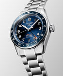 LONGINES SPIRIT ZULU TIME, quadrante blu, 39mm - L38024936