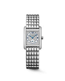 Orologio Longines MINI DOLCEVITA, movimento quarzo con quadrante madreperla tempestato di diamanti, 21.50 x 29.00 mm - L52004876