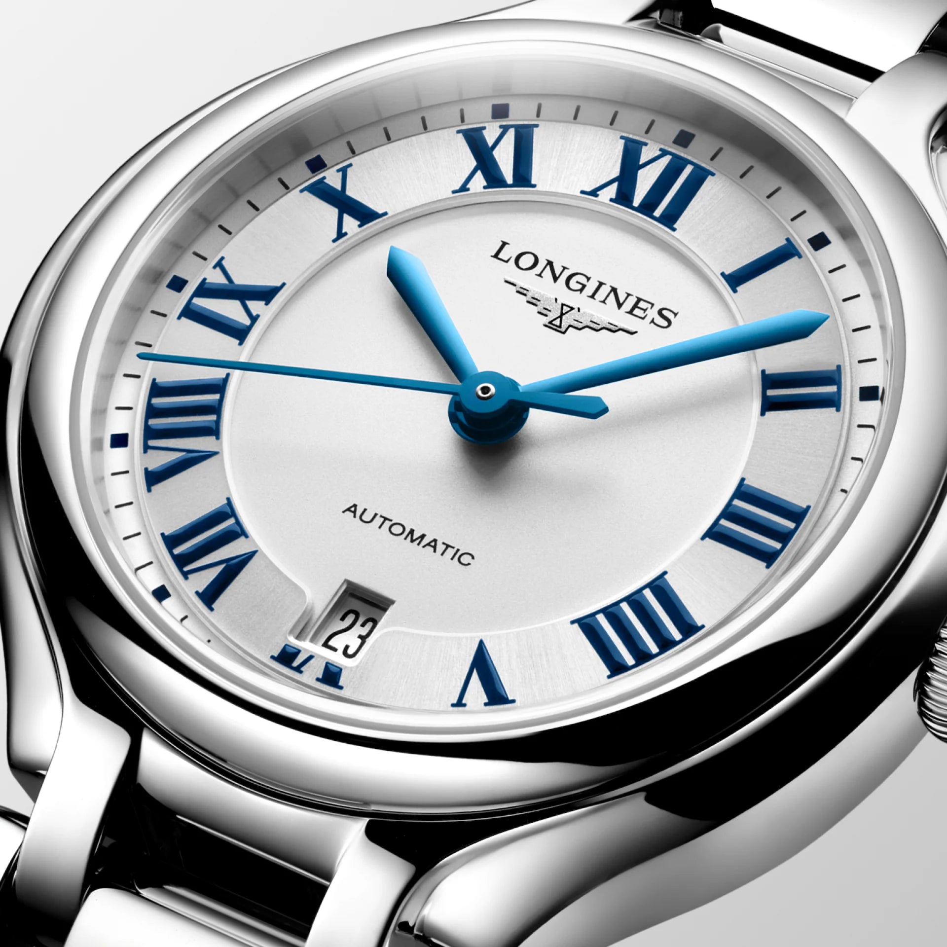 OROLOGIO LONGINES PRIMALUNA automatico quadrante silver, 30mm - L81234716