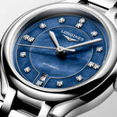 Orologio Longines PRIMALUNA, automatico quadrante Madreperla blu luminoso e indici diamnatati, 30mm - L81234976