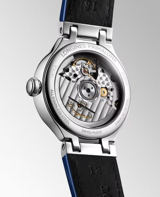LONGINES PRIMALUNA MOONPHASE, quadrante silver, 34mm - L81264712