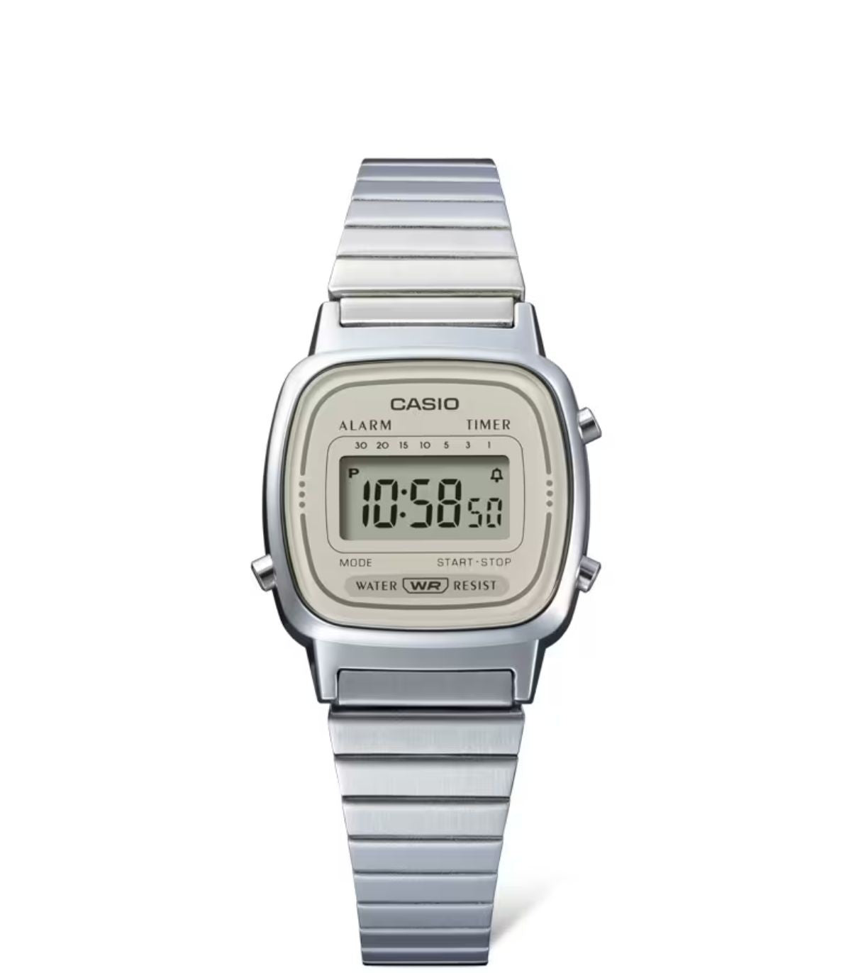 Orologio Casio lady mini Collection, total silver, 25mm - LA670WEA-8AEF