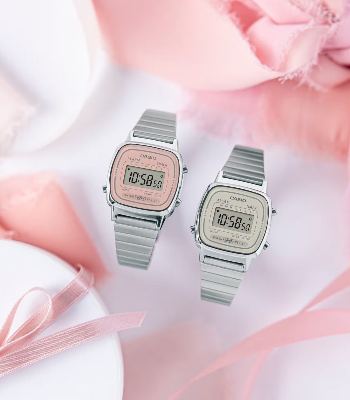 Orologio Casio lady mini Collection, total silver, 25mm - LA670WEA-8AEF