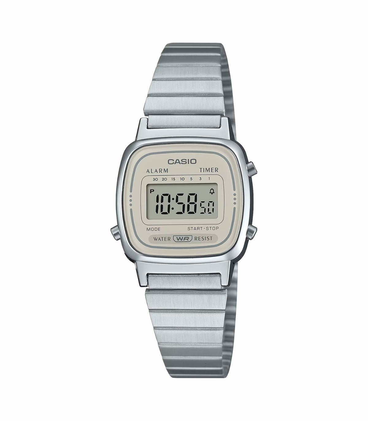 Orologio Casio lady mini Collection, total silver, 25mm - LA670WEA-8AEF