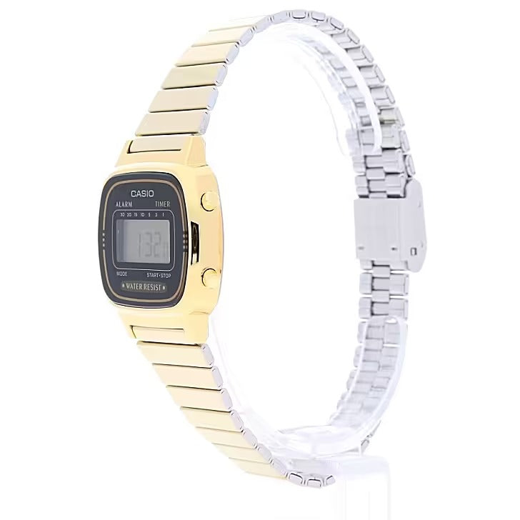 CASIO VINTAGE MINIUHR, GANZ GOLD, 24 MM – LA670WEGA-1EF