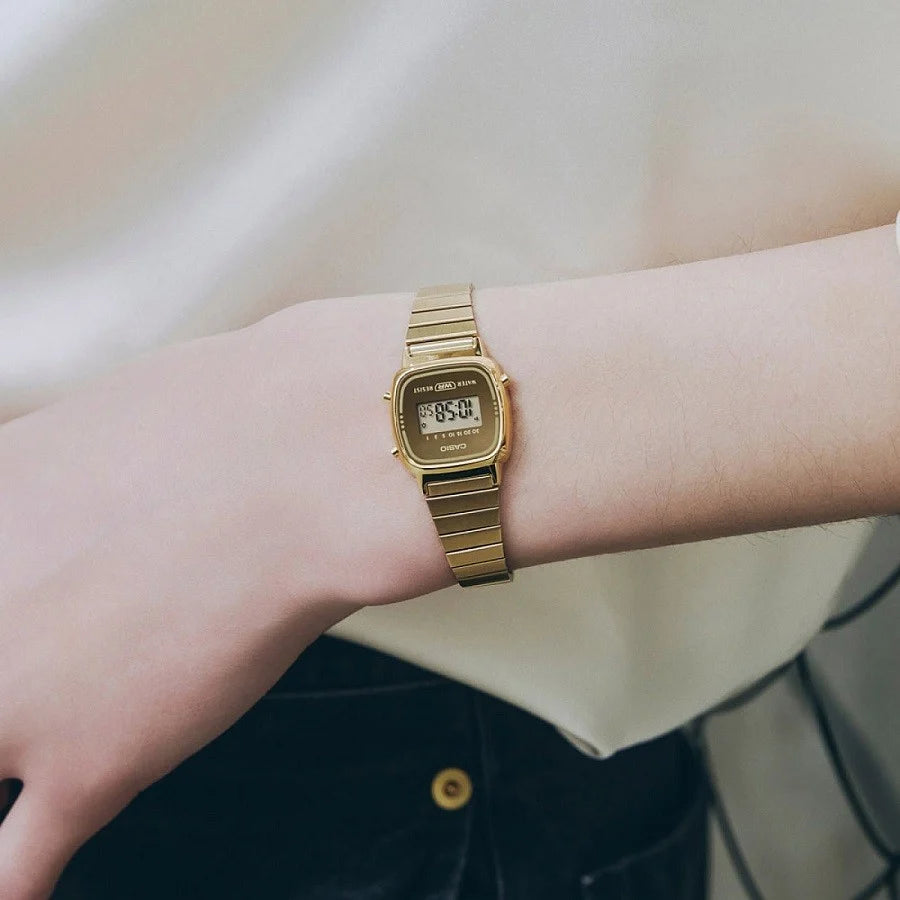 Orologio CASIO LADY mini Collection, total gold, 30mm - LA670WEGS-9AEF