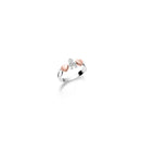 I GIROCUORE - WHITE GOLD AND DIAMOND RING FOR CHILD - LBB111