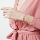 Le Bebè Charm in Rose Gold and Silver with Letter E - Lock Your Love - LBB170-E