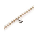 LE PERLE - CHILDREN'S NECKLACE IN WHITE GOLD, PEARLS AND DIAMOND - LBB800