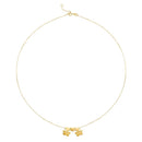 Collana Le Bebè I Tesorini con sagoma bimba, cuore e bimba in oro giallo 18kt - LBB918/FF
