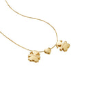 Collana Le Bebè I Tesorini con sagoma bimba, cuore e bimba in oro giallo 18kt - LBB918/FF