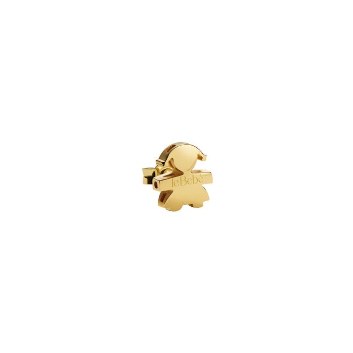 Mono Orecchino Le Bebè I Tesorini con sagoma bimba in oro giallo 18kt - LBB949