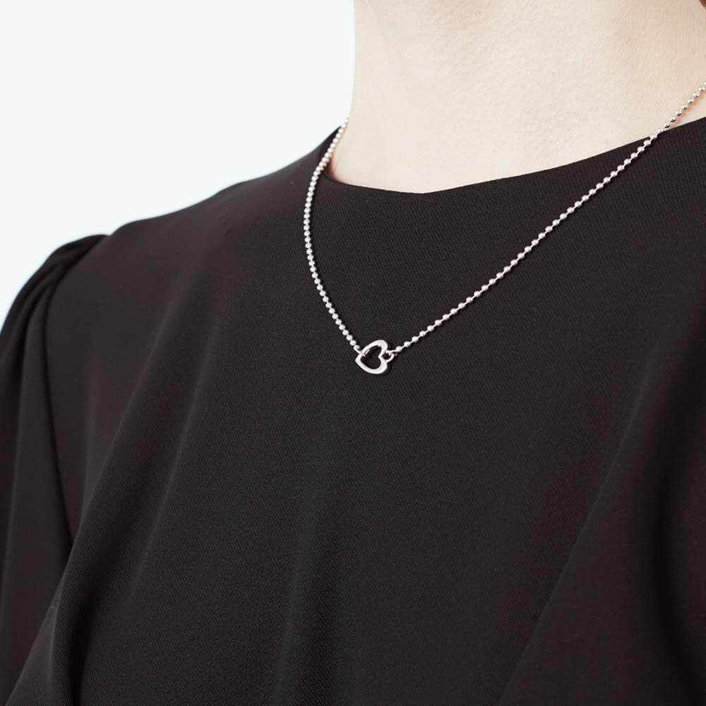 Le Bebè Chain in Silver with Heart – Lock Your Love - LBBA163