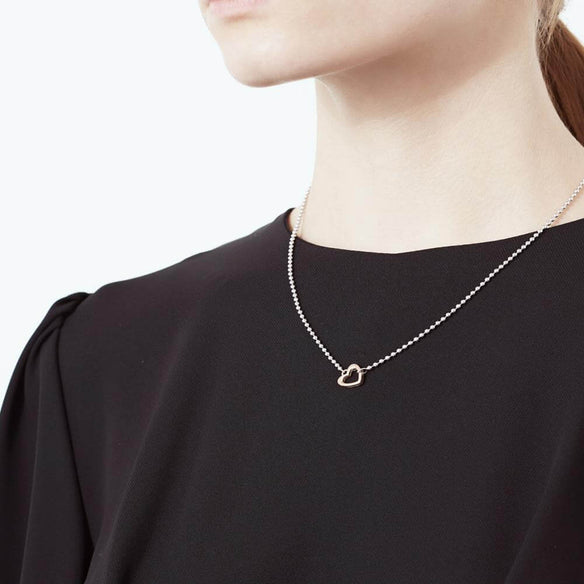 Le Bebè Chain in Silver with Heart – Lock Your Love - LBBR163