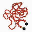 Collana Lucedeimieiocchi Laccio corallo rosso - LDMO 504